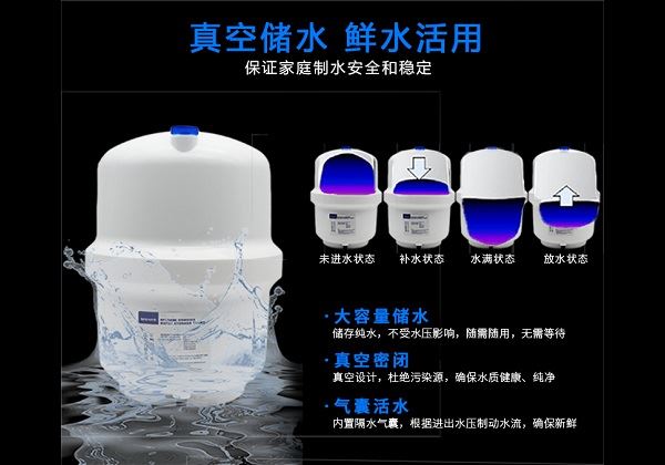 水家电配件 纯水机净水器  RO机专用4G压力桶
